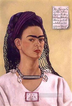 Frida Kahlo Painting - Autorretrato dedicado al feminismo de Sigmund Firestone Frida Kahlo